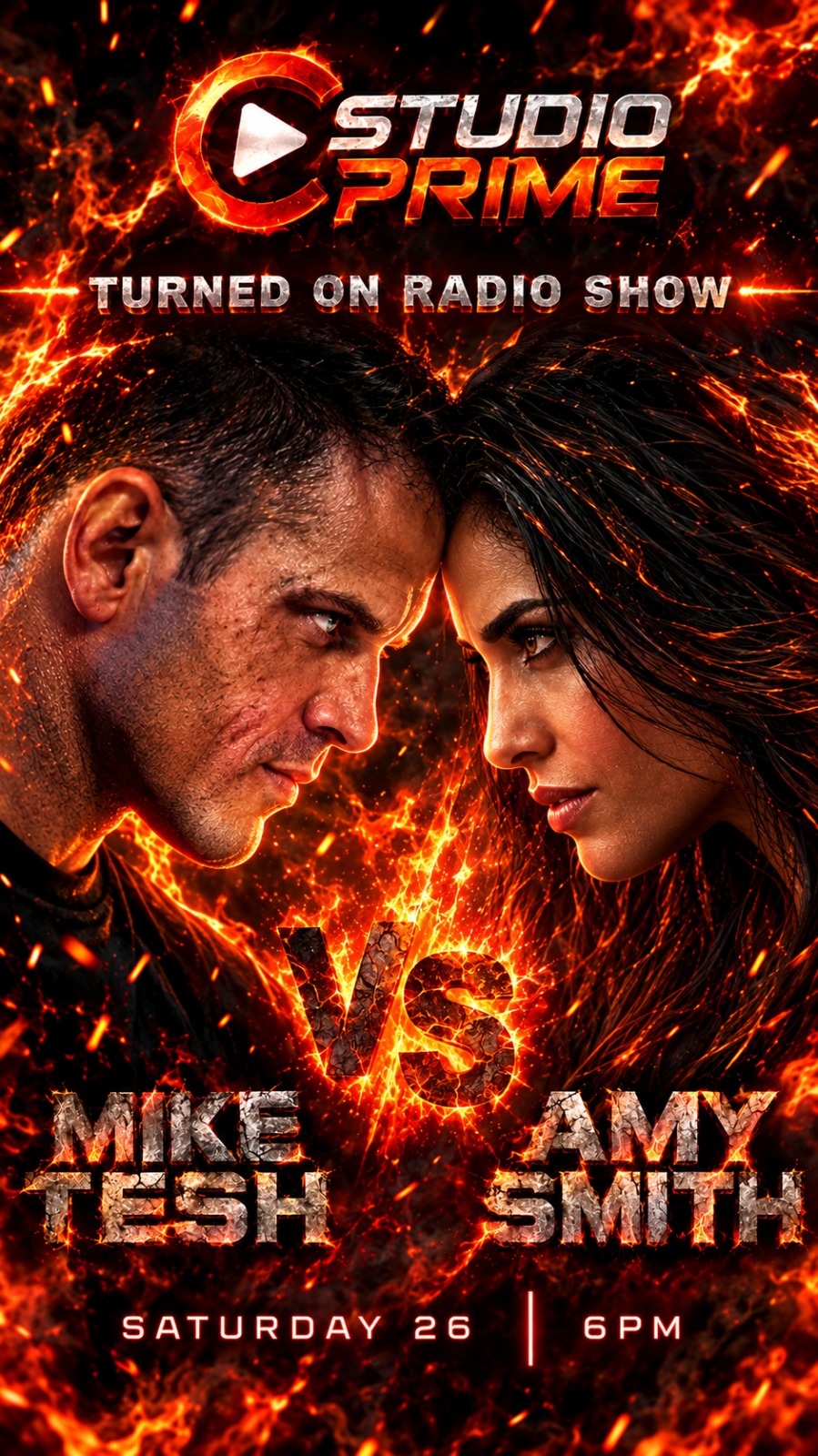 Turned On Radio - Mike Tesh vs Amy Smith