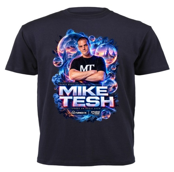 Turned On Radio Show Fan Tee - Navy